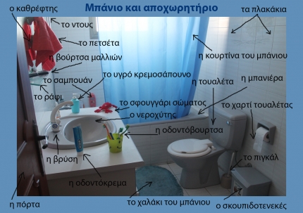 Греческий словарь в картинках. Ванная и туалет