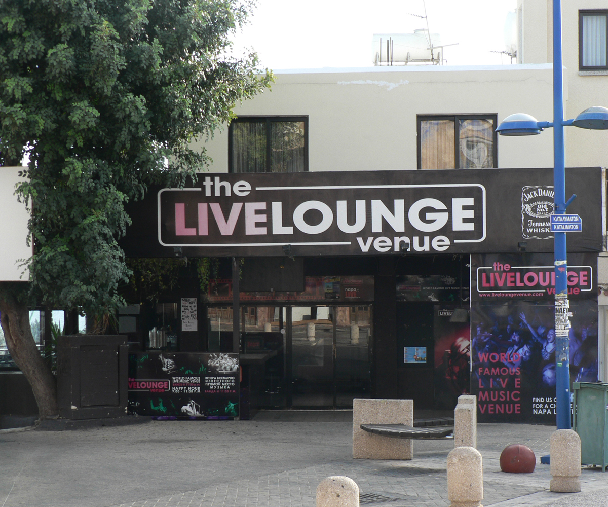 Ночной клуб-бар The Live Lounge venue в Айя-Напе