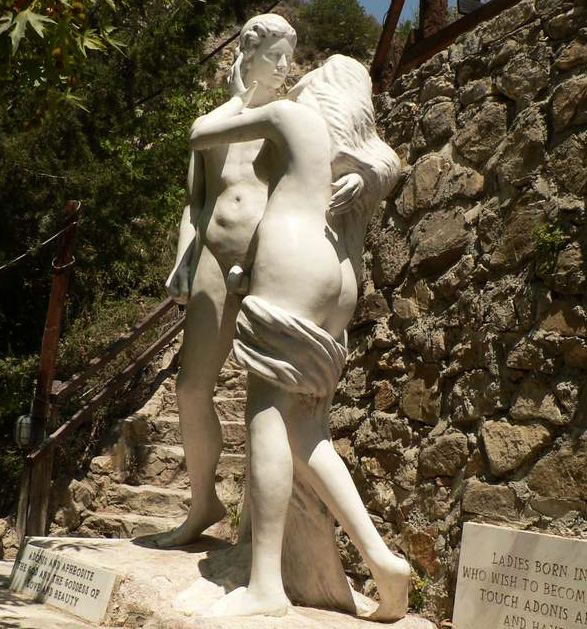 Адонис и Афродита в Купальне Адониса на Кипре