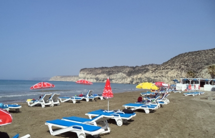Пляж Курион на Кипре