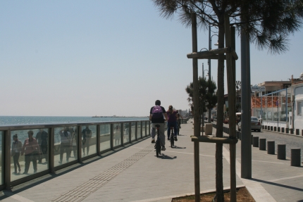 Велосипедный маршрут Пляж КОТ в Ларнаке - Мечеть Хала Султан - Менеу