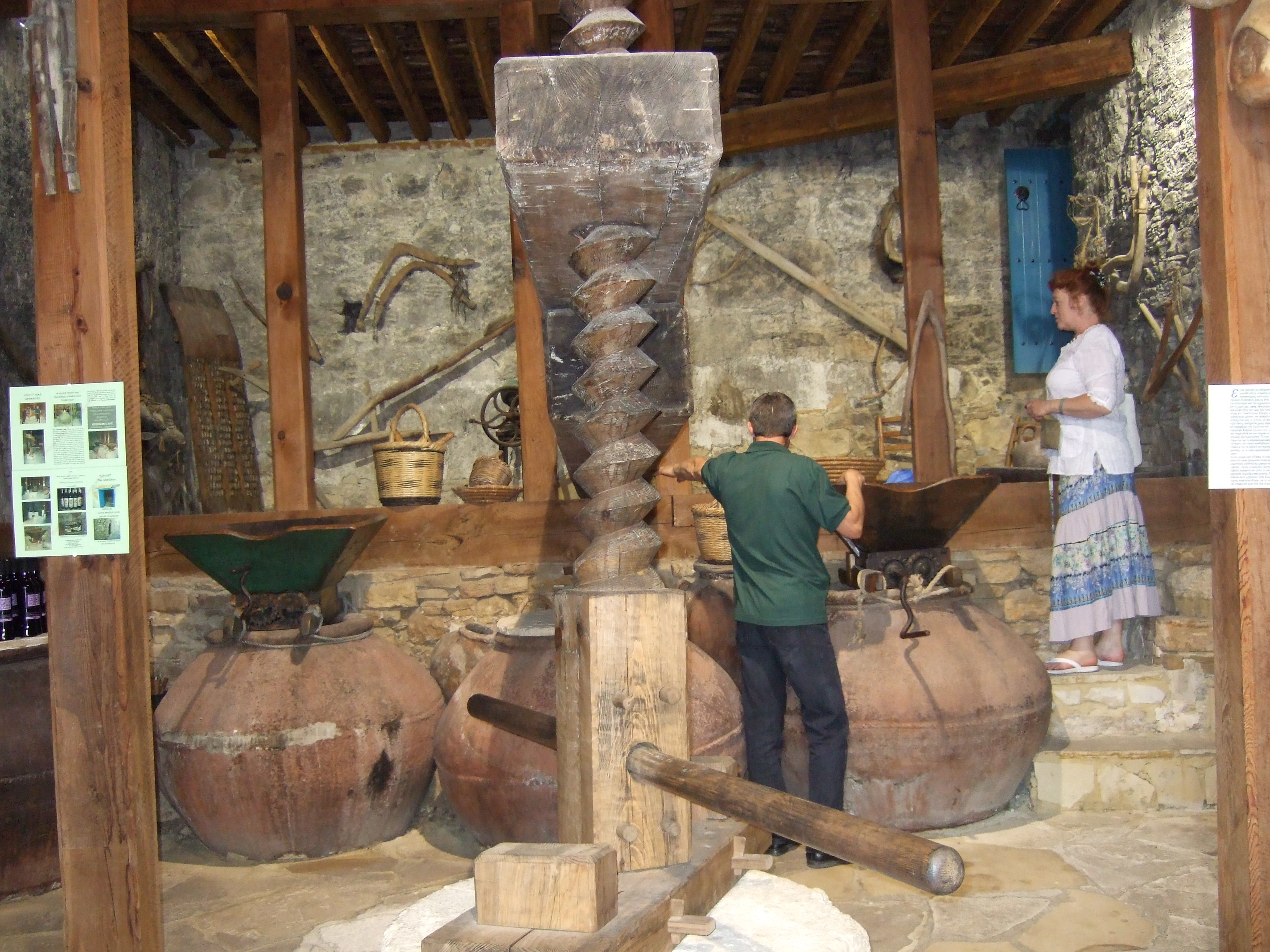 Винодельня Святого Георгия в деревне Омодос