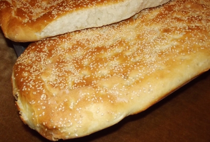 Традиционный греческий постный хлеб лагана
