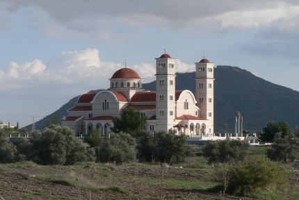 Новая церковь Иоанна Предтечи в деревне Корнос