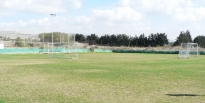 Футбольное поле в спортивном центре Олимпиако в Героскипу