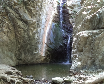 Водопад Милломерис в Троодосе