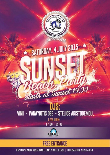 Sunset Beach Party в Лимассоле