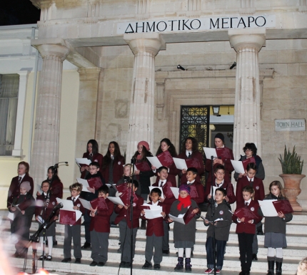 Выступление хора Международной школы Пафоса
