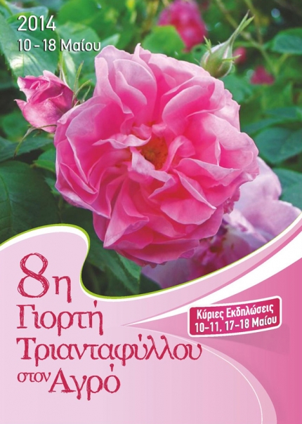 Восьмой фестиваль роз в деревне Агрос на Кипре