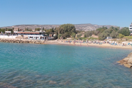 Пляж Кораллия на Кипре