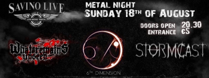 Рок-концерт Metal Night в клубе Савино в Ларнаке
