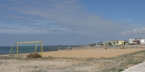 Площадка для пляжного футбола в Пафосе