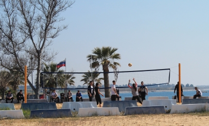 Волейбол на пляже в Героскипу