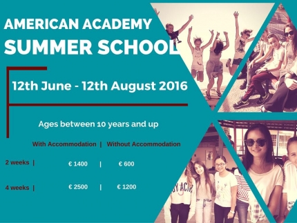 Летняя школа Американской Академии в Лимассоле в 2016 году для детей от 10 лет